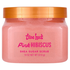 pink hibiscus shea sugar scrub